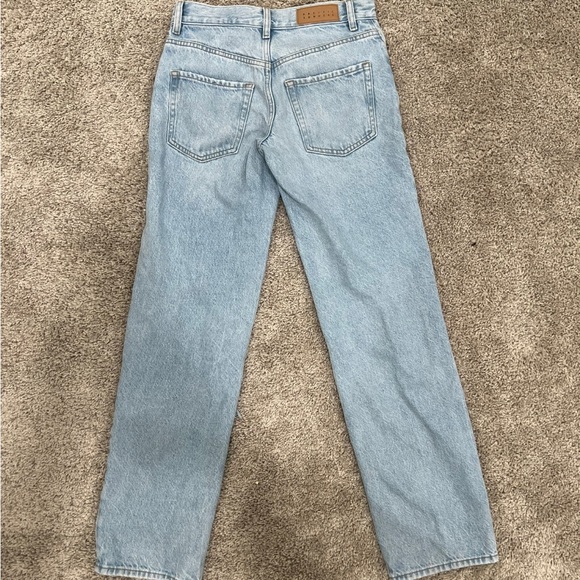 PacSun Eco Light Blue Cutout Boyfriend Jeans size 23 - Picture 2 of 3
